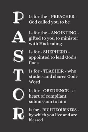 Pastor: Definition Notebook With 120 Lined Pages A Great