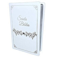 Biblia para Boda Letra Gigante RV1960 imit. piel manual blanco