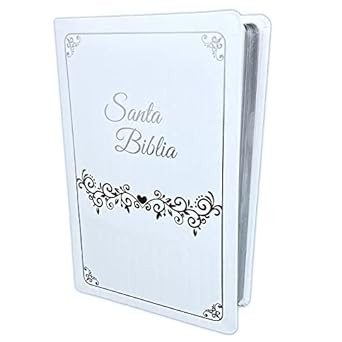Biblia para Boda Letra Gigante RV1960 imit. piel manual blanco