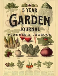 5 Year Garden Journal Planner & Logbook