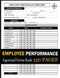 Employee Performance Appraisal Forms Book: Employee Performance Appraisal Forms Book: