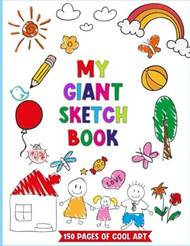 Giant Sketchbook For Kids Large Blank Coloring Books