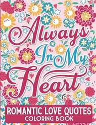 Romantic Love Quotes Coloring Book