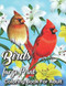 Birds Large Print Coloring Book For Adult