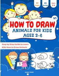 How to Draw Animals for Kids ages 3-6