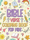 Bible verse coloring book for kids 8-12