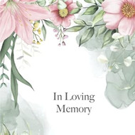 Funeral Guest Book for Memorial Service. In Loving Memory