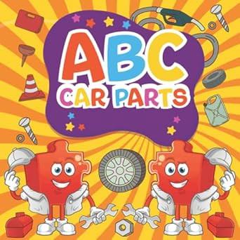 ABCs of Car Parts Book for Kids