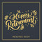 Happy Retirement Message Book