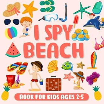 I Spy Beach Book For Kids Ages 2-5