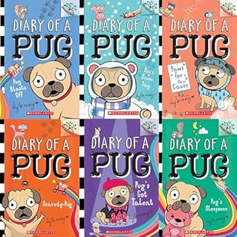 DIARY OF A PUG Series 6 Books Collection Set