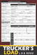 Trucker's Load Log Book