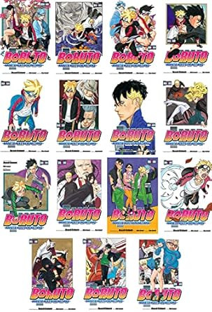 mukawa Boruto Manga Set Vol. 1-15 White