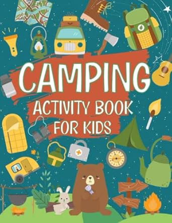 Camping Activity Book For Kids
