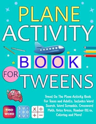 Plane Activity Book For Tweens
