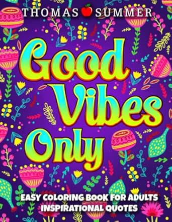 Easy Inspirational Coloring Book for Adults