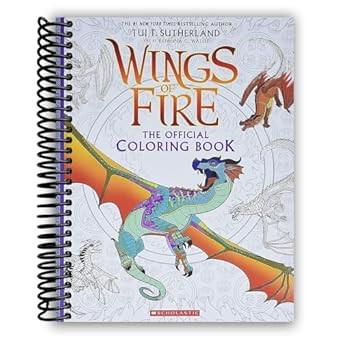 Official Wings of Fire Coloring Book Brianna C Walsh and
