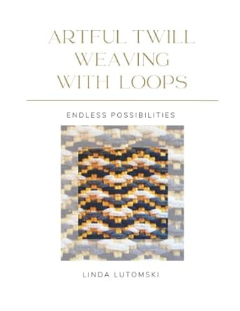 Artful Twill Weaving with Loops