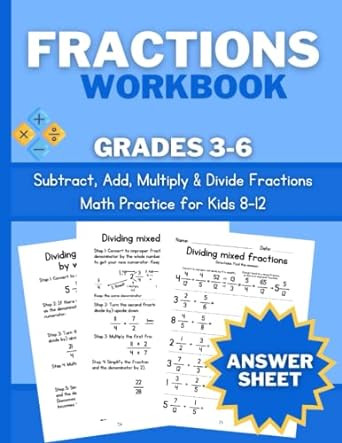 Fractions Practice Workbook
