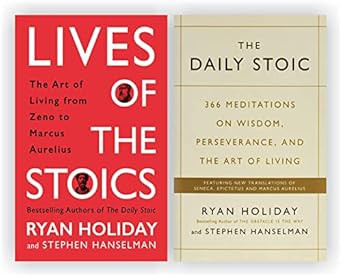 Ryan Holiday 2 Books Combo [The Daily Stoic & Lives Of The Stoics]