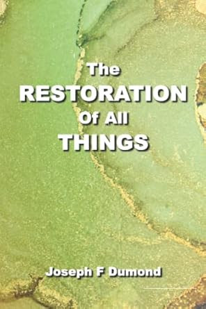 The Restoration of All Things