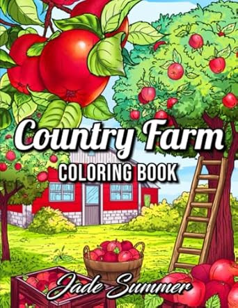 Country Farm Coloring Book