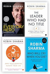 4 Books Collection Set by Robin Sharma [The 5 Am Club; The