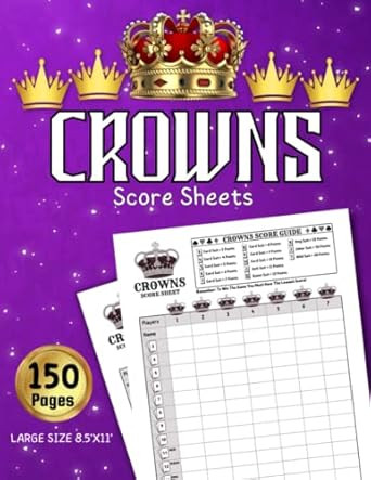 Crowns Score Sheets