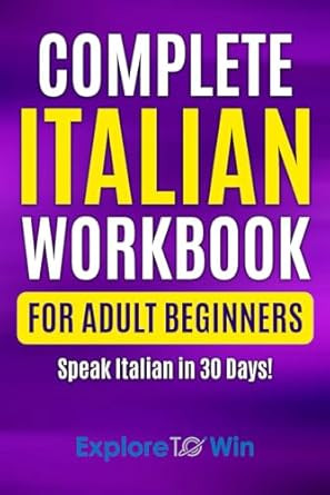 Complete Italian Workbook for Adult Beginners