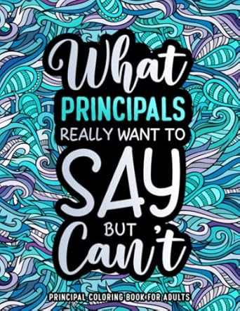 Principal Coloring Book for Adults