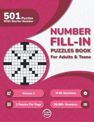 Number Fill In Puzzles Book for Adults
