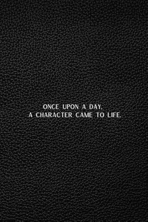 Once upon a day a character came to life.