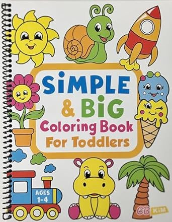 Simple & Big Coloring Book for Toddler