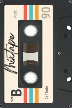 Mixtape Notebook Retro Mixtape Journal Diary Planner I Love