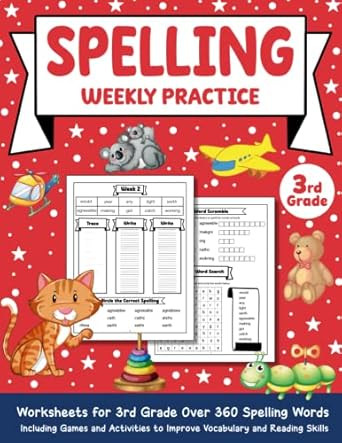 Spelling Weekly Practice Grade 3