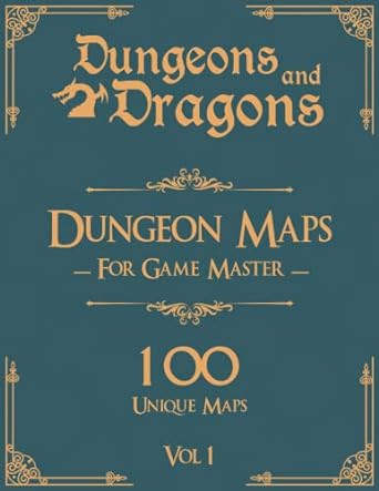 Dungeons and Dragons Dungeon Maps for Game Masters Vol 1