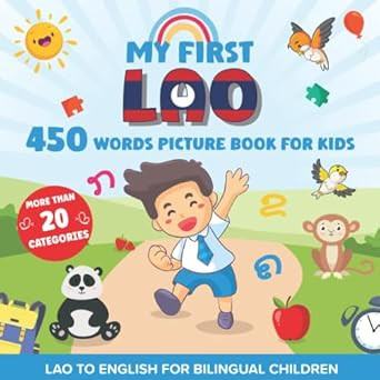 My First Lao 450 Words Picture Book for Kids