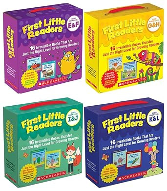 Scholastic First Little Readers 4 Parent Packs Set Guided