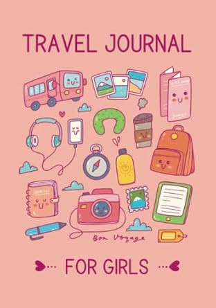 Kids Travel Journal for Girls