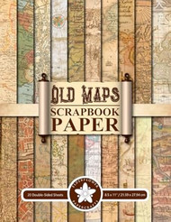 Old Maps Scrapbook Paper