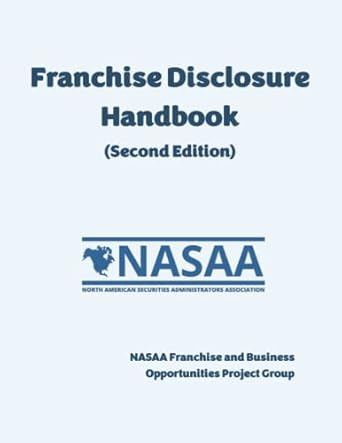 Franchise Disclosure Handbook: