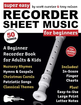 Super Easy Recorder Sheet Music for Beginners