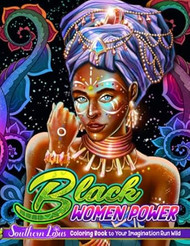 Black Women Power Coloring Book