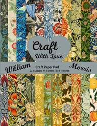 Scrapbook Paper Pad William Morris Vintage Victorian
