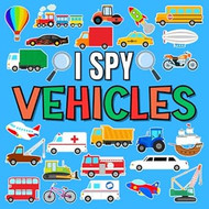 I Spy Book for Kids Ages 2-5 Vehicles Seek and Find