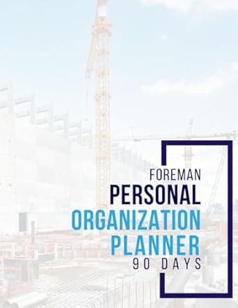 Crew Leader Personal Organization Planner