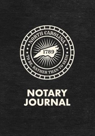 North Carolina Notary Journal