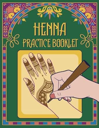 Henna practice booklet