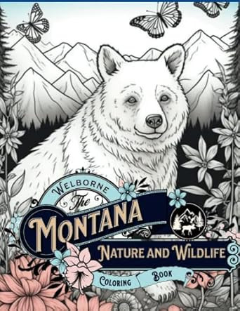 Montana Nature And Wildlife Coloring Book