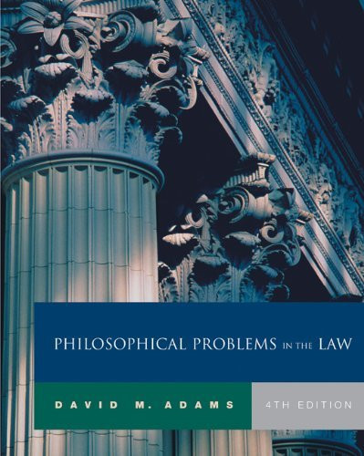 Philosophical Problems In The Law
